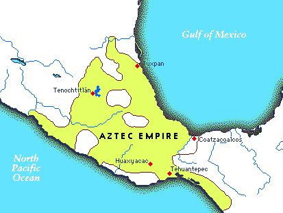 Aztec Empire Map